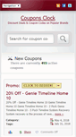 Mobile Screenshot of couponsclock.com